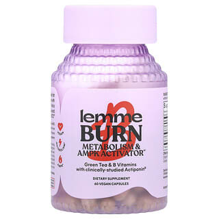 Lemme, Burn, Metabolism & AMPK Activator, 60 Vegan Capsules