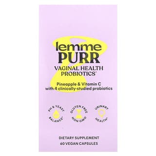 Lemme, Purr, Vaginal Health Probiotics, 60 Vegan Capsules