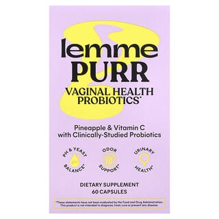 Lemme, Purr, Vaginal Health Probiotics, 60 Vegan Capsules