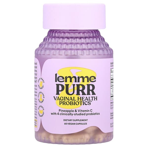 Lemme, Purr，女性私密部位健康幫助益生菌，60 粒全素膠囊