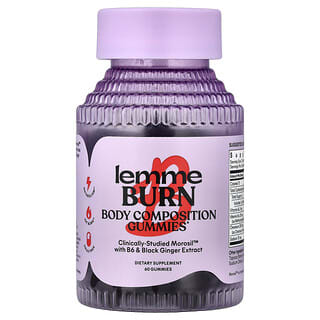Lemme, Burn Gummies, Fruchtgummis, Beere, 60 Fruchtgummis