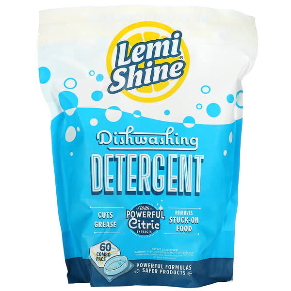 Lemi Shine, Dishwashing Detergent, 60 Combo Pacs, 27.5 oz ( 780 g)