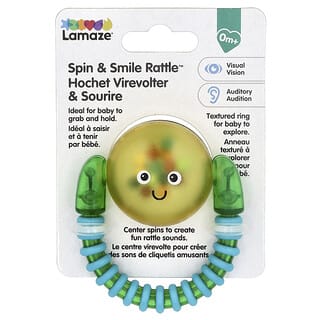 Lamaze, Spin & Smile Rattle, 0+ Months, 1 Count