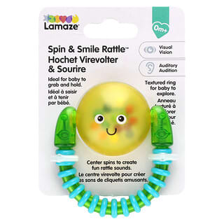 Lamaze, Spin & Smile Rattle, 0+ Months, 1 Count