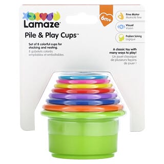 Lamaze‏, Pile & Play Cups, 6 Months+, 8 Piece Set