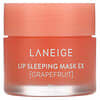 Lip Sleeping Mask Ex, Grapefruit, 20 g