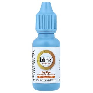 Baush+Lomb Blink, Blink® Triple Care, Lubricating Eye Drops, Dry Eye, 0.34 fl oz (10 ml)