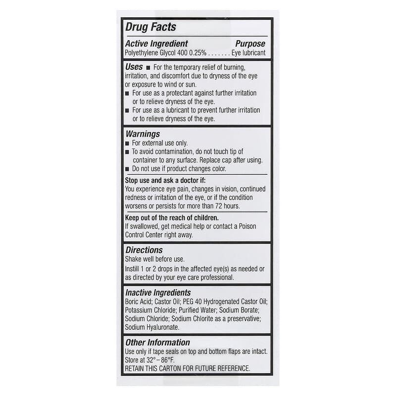 Blink® Triple Care, Dry Eye, Lubricating Eye Drops, 0.34 fl oz (10 ml)
