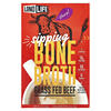 Lonolife, Sipping Bone Broth, Grass Fed Beef, 4 Single Serve Stick Packs, 0.53 oz (15 g) Each