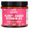 Plant-Based Vitamin D3 Whole Fruit Gummies, Really Raspberry, 60 Fruit Gummies