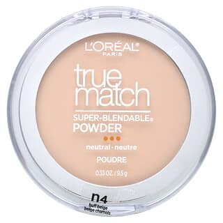 L'Oréal, True Match, суперсмываемая пудра, N4 бежевый, 9,5 г (0,33 унции)