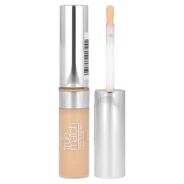 L'Oréal, True Made, 슈퍼 블렌더블 컨실러, W1-2-3 웜 페어/라이트, 5.2ml(0.17fl oz)