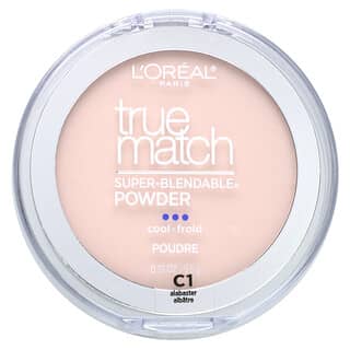 L'Oréal, True Match, суперрозтушувана пудра, алебастр C1, 9,5 г (0,33 унції)
