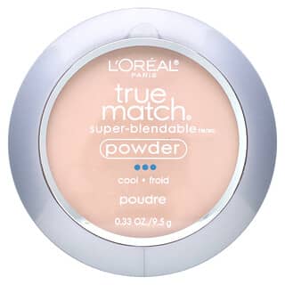 L'Oréal, True Match, Polvo supermezclable, C2 Natural Ivory, 9,5 g (0,33 oz)
