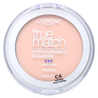 L'Oréal, True Match, Super-Blendable Powder, C4 Shell Beige, 0.33 oz (9.5 g)
