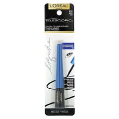 L'Oréal, Telescópico, Delineador de ojos líquido con punta de control, A prueba de agua, Negro 800`` 2 ml (0,06 oz. Líq.)
