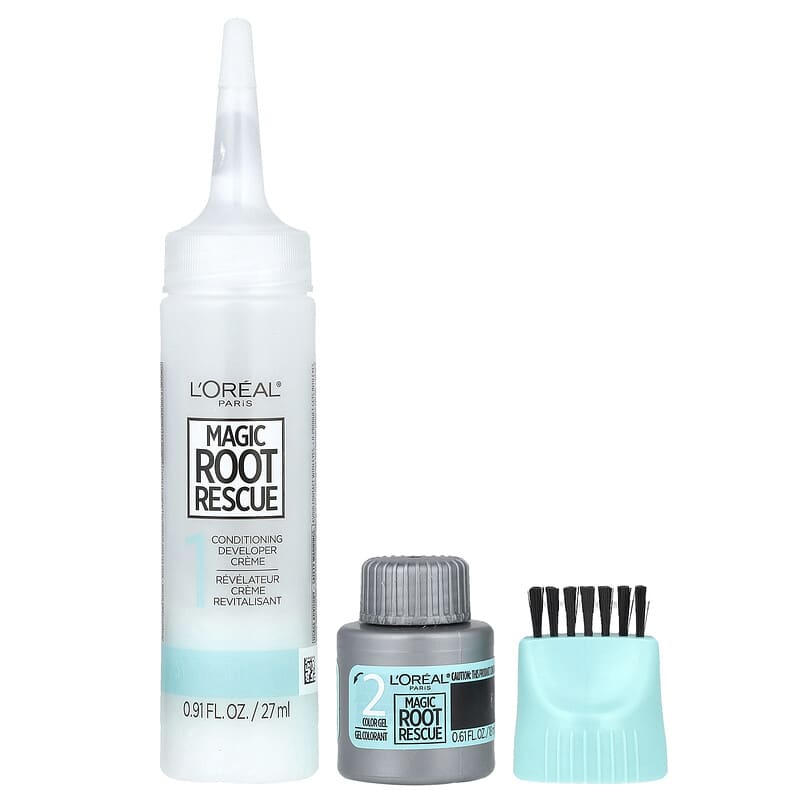 Magic Root Rescue, 10 Dakikalık Kök Boyama Seti, 6 Açık Kahverengi