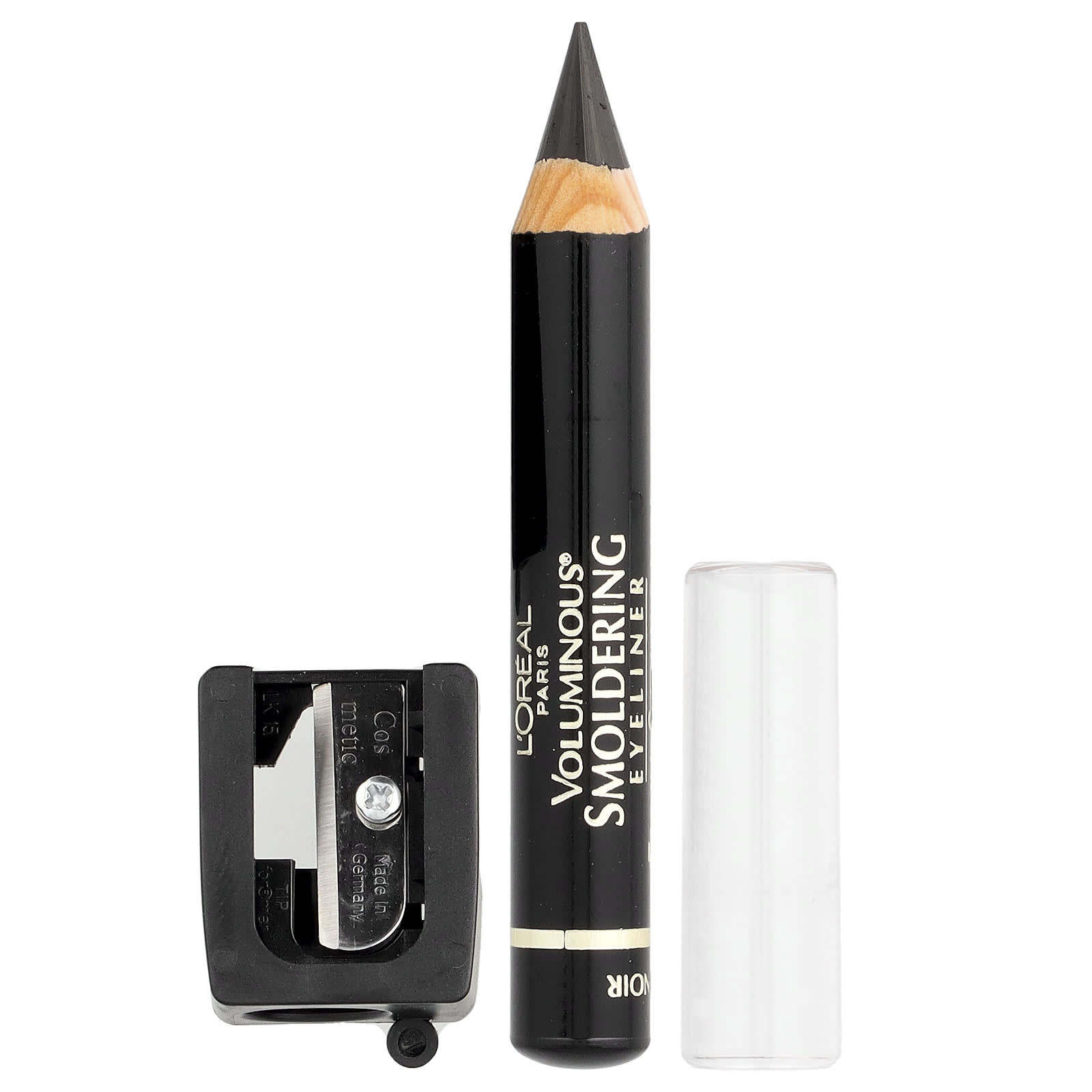 Voluminous®, Smouldering Wood Pencil Eyeliner, 645 Black, 0.087 oz