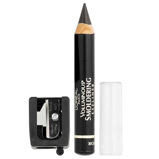 L'Oréal, Voluminous, Delineador de ojos en lápiz Smolding Wood, Negro 645, 2,48 g (0,087 oz)