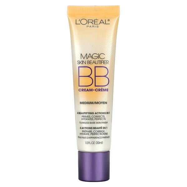 L'Oréal, 神奇護膚 BB 霜，814 中色，1 液量盎司（30 毫升）