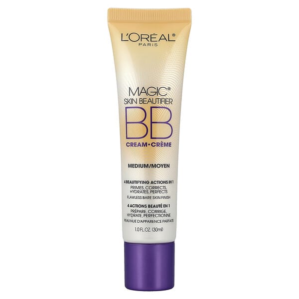 L'Oréal, Magic® 스킨 뷰티파이어, BB 크림, 814 미디엄, 30ml(1fl oz)