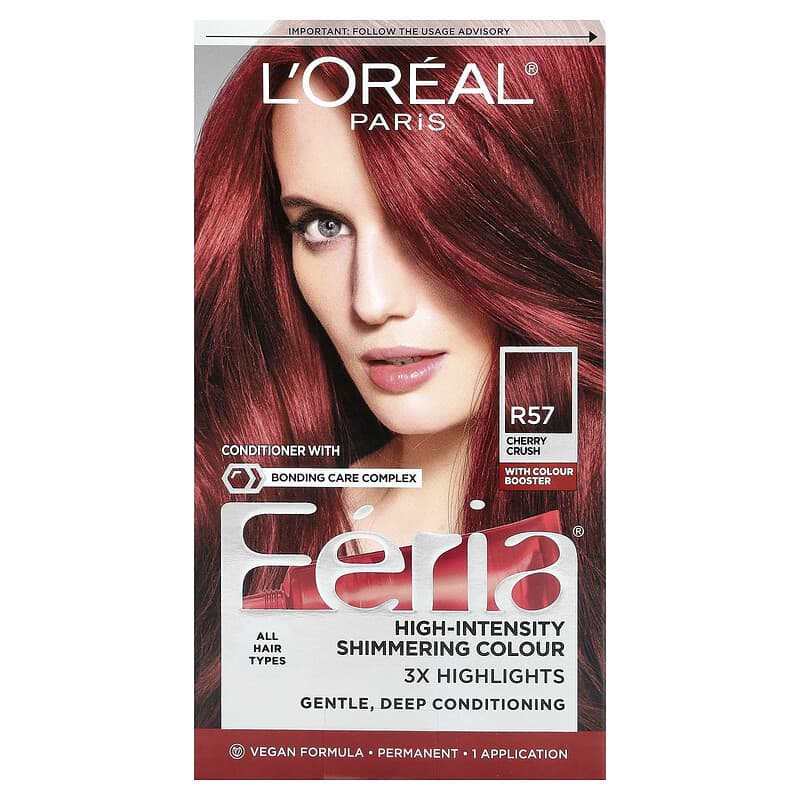 Feria, Power Red, Cor Cintilante de Alta Intensidade, R57 Cherry