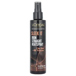 L'Oréal, Advanced Hairstyle, Sleek It Iron Straight Heatspray, 5.7 fl oz (170 ml)