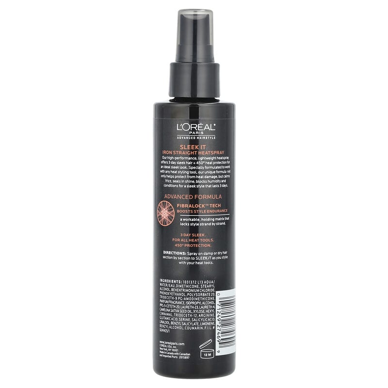 Advanced Hairstyle Sleek It Iron Straight Heatspray 5.7 fl oz 170 ml