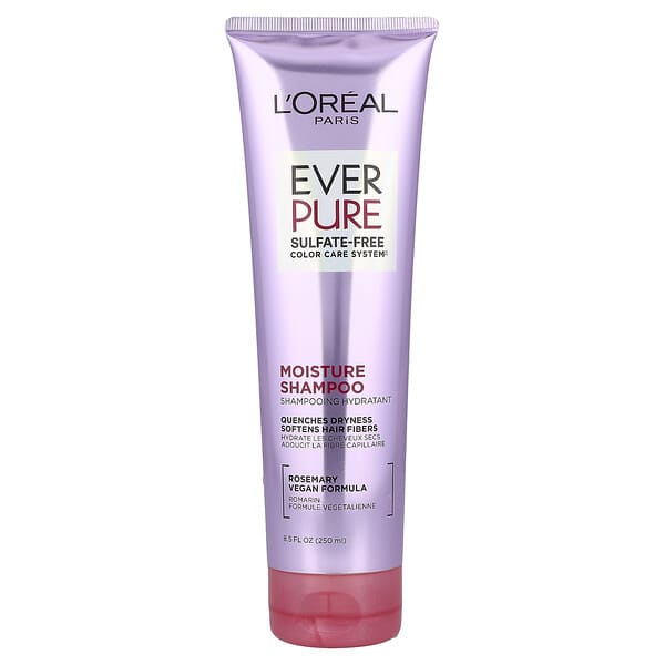 L'Oréal, 에버 퓨어, 모이스처 샴푸, 로즈메리, 250ml(8.5fl oz)