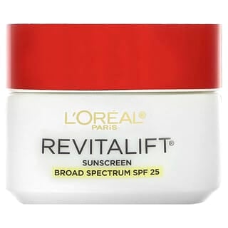 L'Oréal, Revitalift 淡化皺紋 + 緊雅，保濕霜，SPF 25，1.7 盎司（48 克）