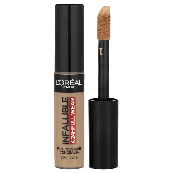 L'Oréal, 인팰리블, 풀 커버리지 컨실러, 390 시더, 10ml(0.33fl oz)