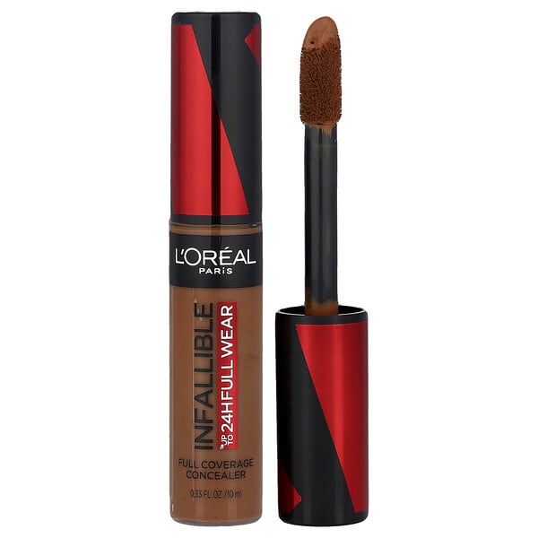L'Oréal, 인팰리블, 풀 커버리지 컨실러, 420 코코아, 10ml(0.33fl oz)