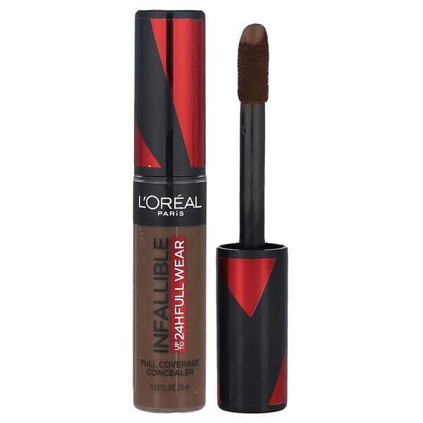 L'Oréal, 인팰리블, 풀 커버리지 컨실러, 435 Coffee, 10ml(0.33fl oz)