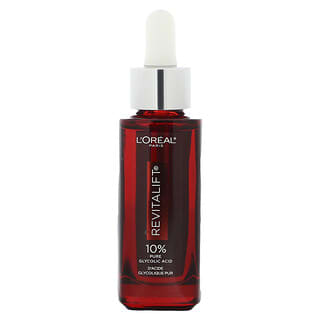 L'Oréal, Revitalift 活力緊膚液，10% 全淨乙醇酸精華，無香，1 液量盎司（30 毫升）