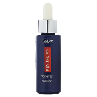 L'Oréal, Revitalift Derm Intensives，含全視黃醇的夜間精華，無香，1 液量盎司（30 毫升）