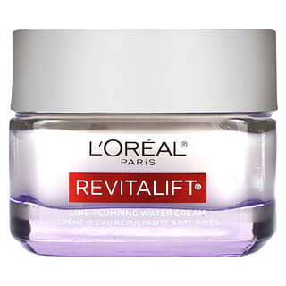 L'Oréal, 마이크로 히알루론산 + 세라마이드, 주름을 개선하는 워터 크림, 48g(1.7oz)