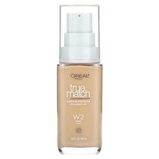L'Oréal, True Match, Super-Blendable Foundation, W2 Warm Light, 1 fl oz (30 ml)