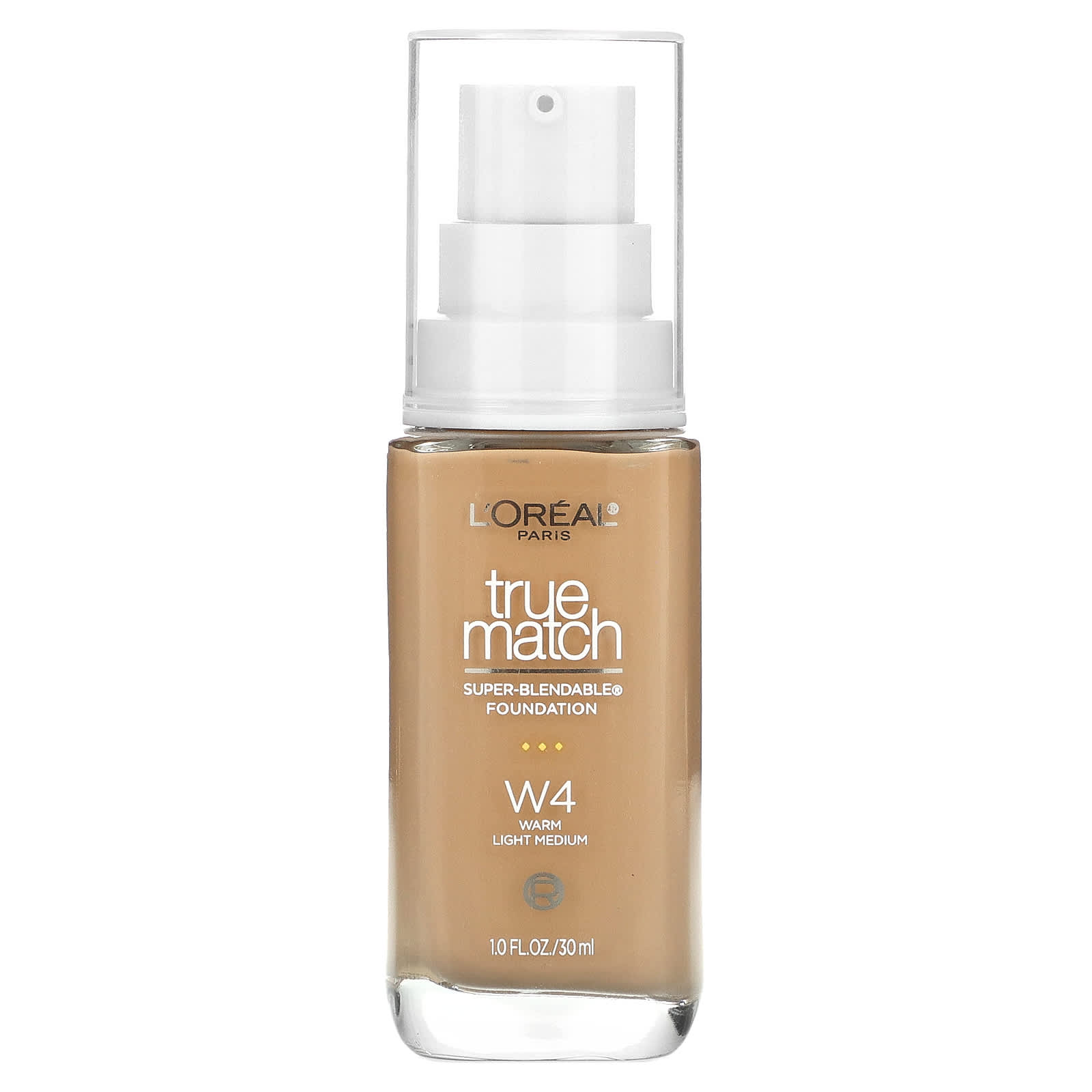 L'Oréal, True Match, Super-Blendable Foundation, W4 Warm Light Medium ...