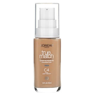 L'Oréal, True Match, Super-Blendable Foundation, C4 Cool Light Medium, 1 fl oz (30 ml)