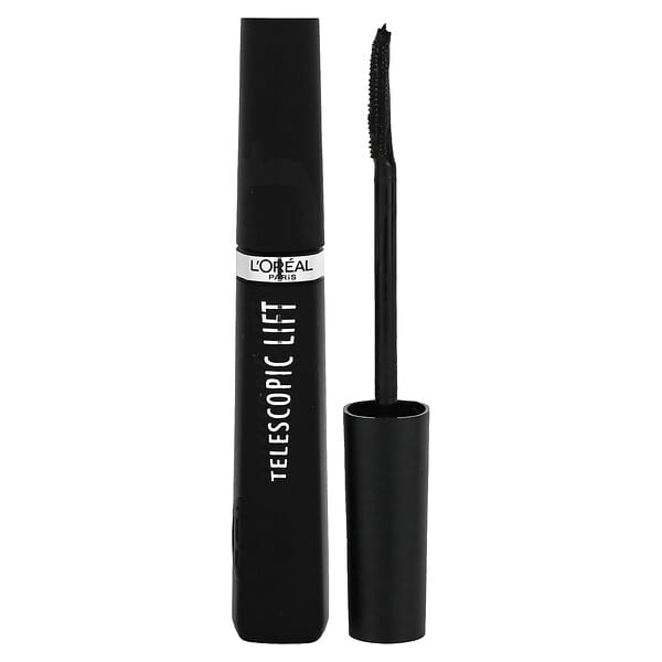 L'Oréal‏, "מסקרה טלסקופית להרמה, 991 שחור, 10 מ""ל (0.33 אונקיות נוזל)"
