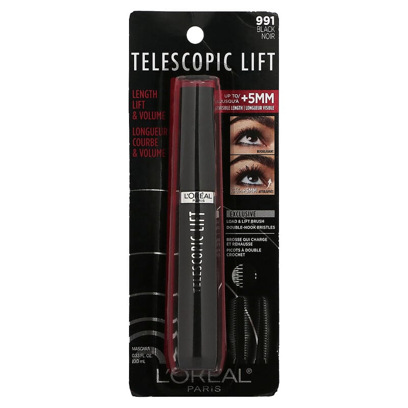Telescopic Lift Mascara, 991 Black, 0.33 fl oz (10 ml)