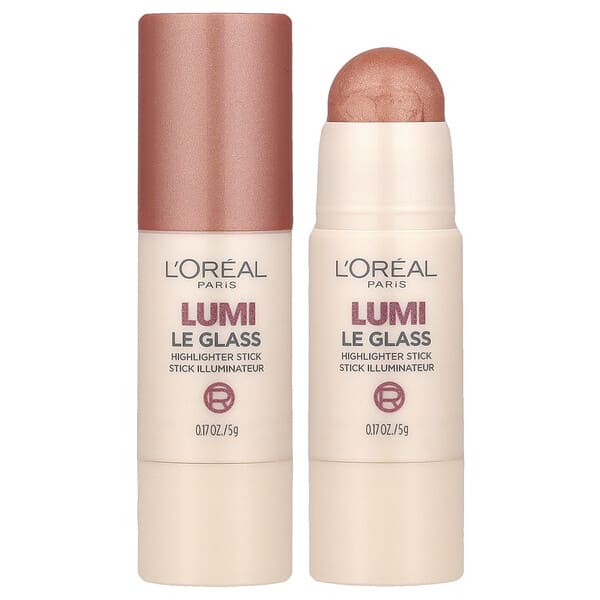 L'Oréal, Lumi, 르 글라스 하이라이터 스틱, 620 그라시 핑크 발레, 5g(0.17oz)