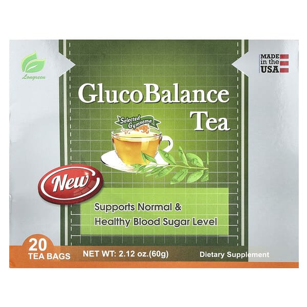 GlucoBalance Tea, 20 Tea Bags, 2.12 oz (60 g)