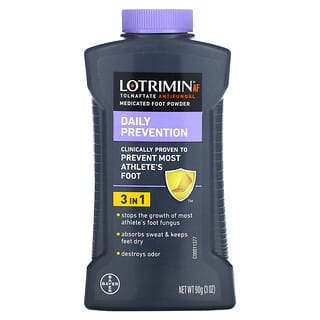 Lotrimin, Athlete's Foot Daily Prevention Medicated Foot Powder, 3 oz (90 g)