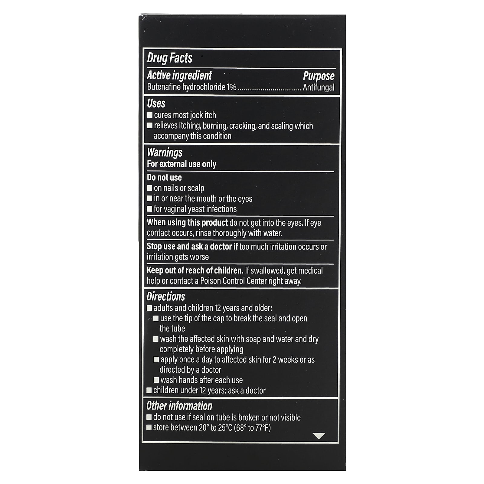 Lotrimin, Ultra Jock Itch Cream, 0.42 oz (12 g)