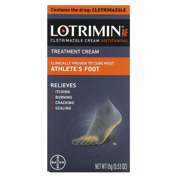 Lotrimin, 抗腳氣真菌乳膏，0.53 盎司（15 克）