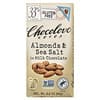 Chocolove, Αμύγδαλα & Αλάτι Φώκιας σε Σοκολάτα Γάλακτος, 33% Κακάο, 90 γρ.
