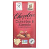 Chocolove, Kirschen und Mandeln in dunkler Schokolade, 55% Kakao, 90 g (3,2 oz.)