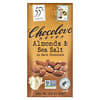 Chocolove, 아몬드 & 바다 소금 인 다크 초콜릿, 코코아 55%, 90g(3.2oz)