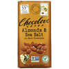 Chocolove, アーモンド＆海塩入りダークチョコレート、カカオ55％、90g（3.2オンス）